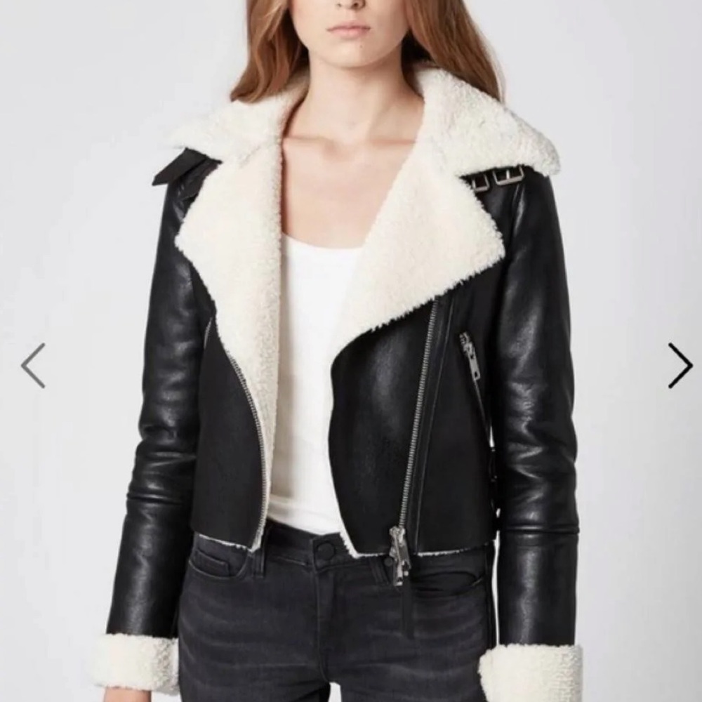 Blank NYC Leather Moto Jacket